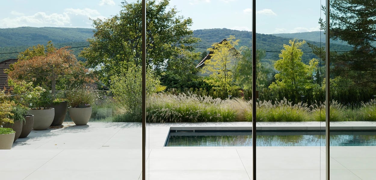 Rahmenlose Schiebefenster Rahmenlose Schiebefenster